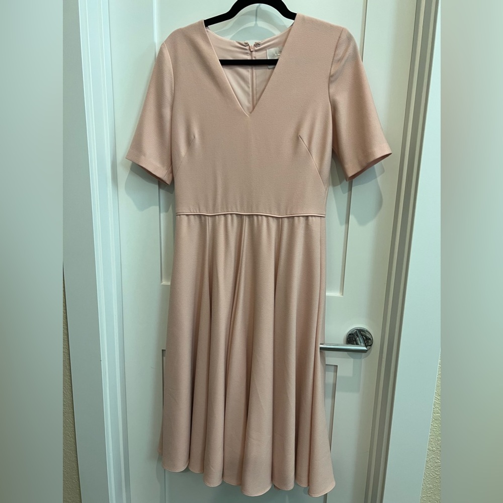 Gal Meets Glam pink blush dress, great spin/twirl